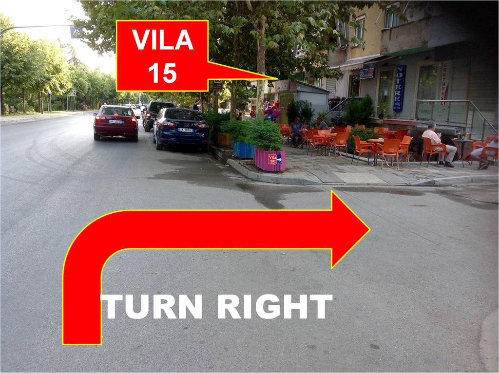 Hotel Vila 15 - Center Тирана Екстер'єр фото